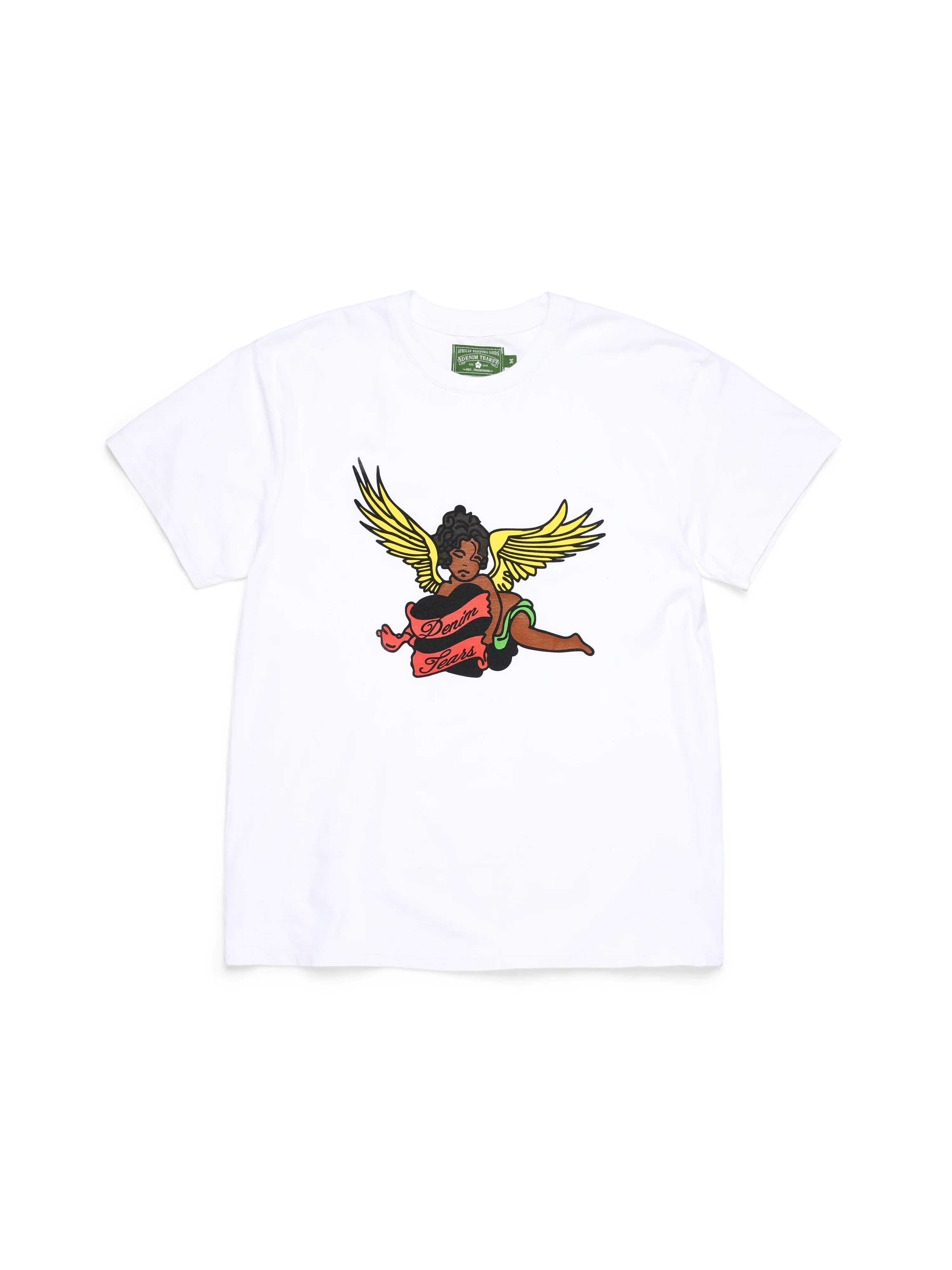 Black Cherub Tee White