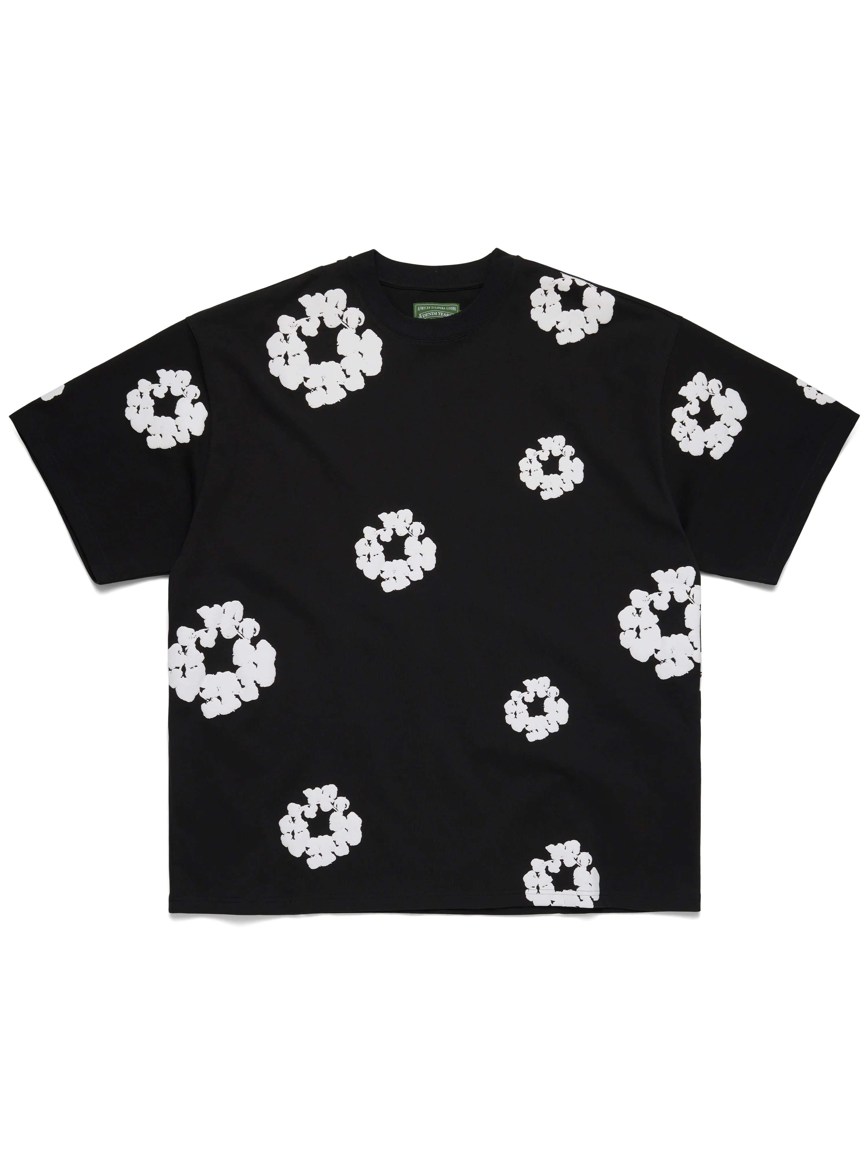 Cotton Wreath 2000s Tee Black