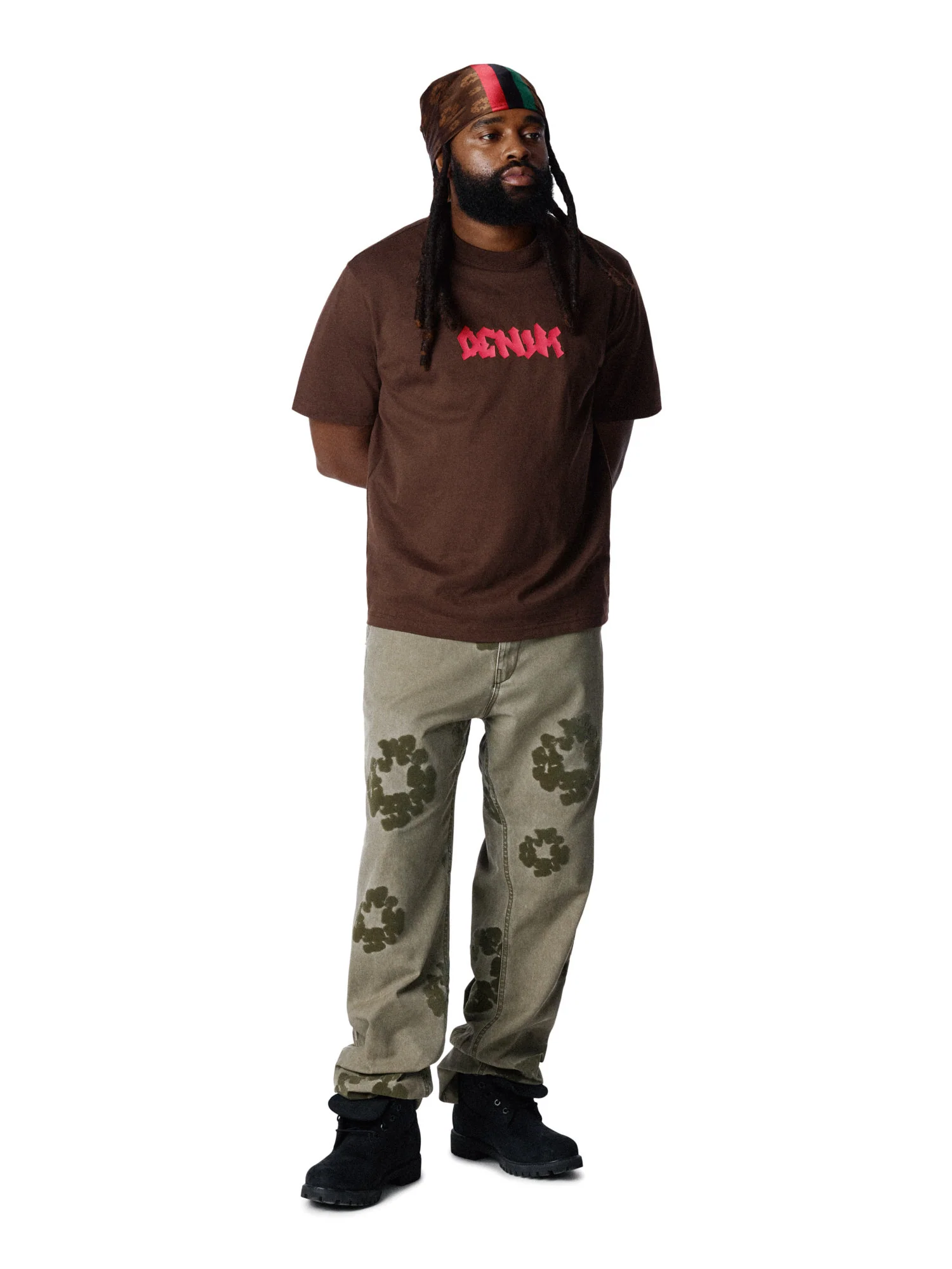 Handstyle Tee Brown