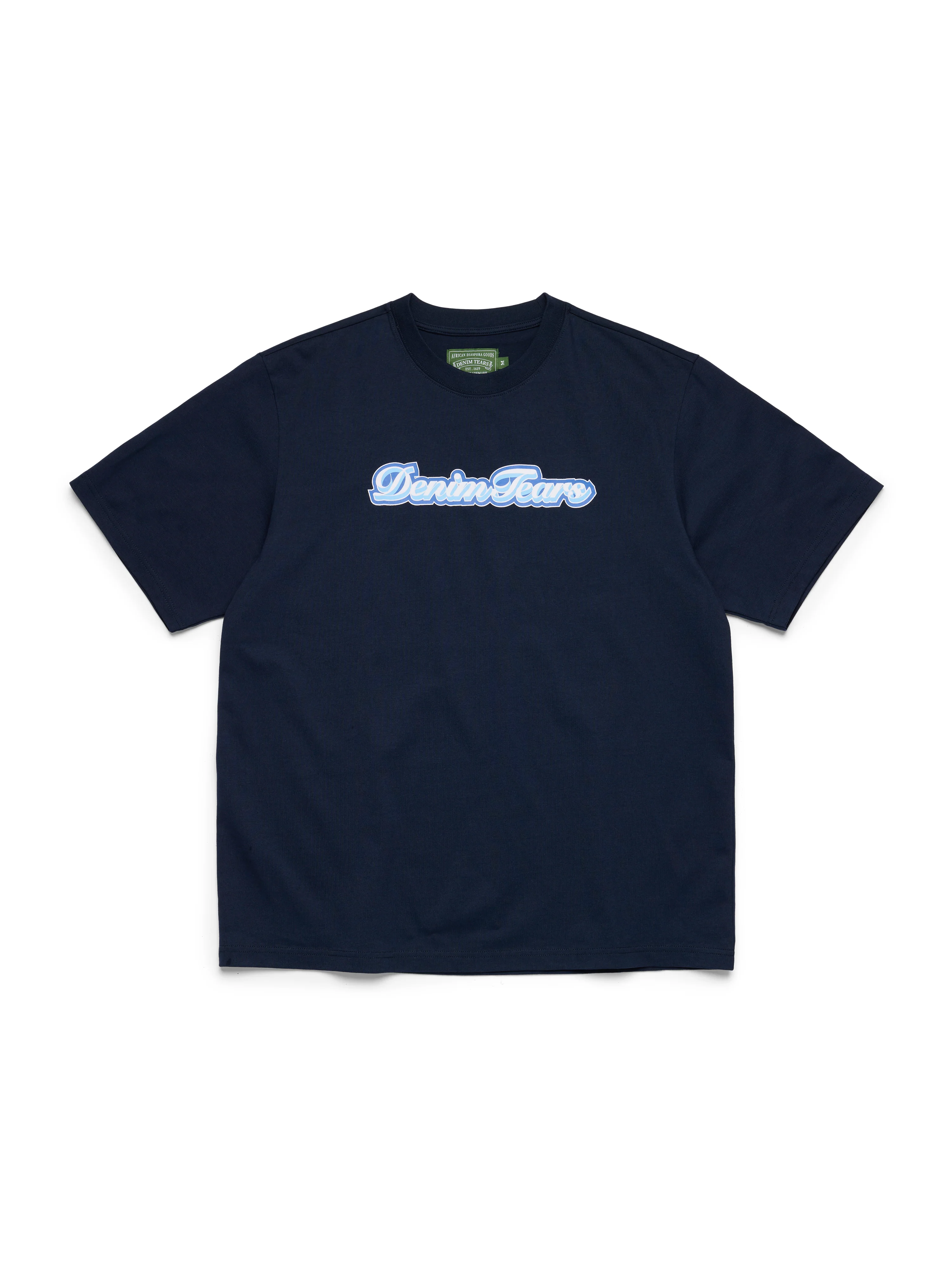 Hollis Font Tee Navy