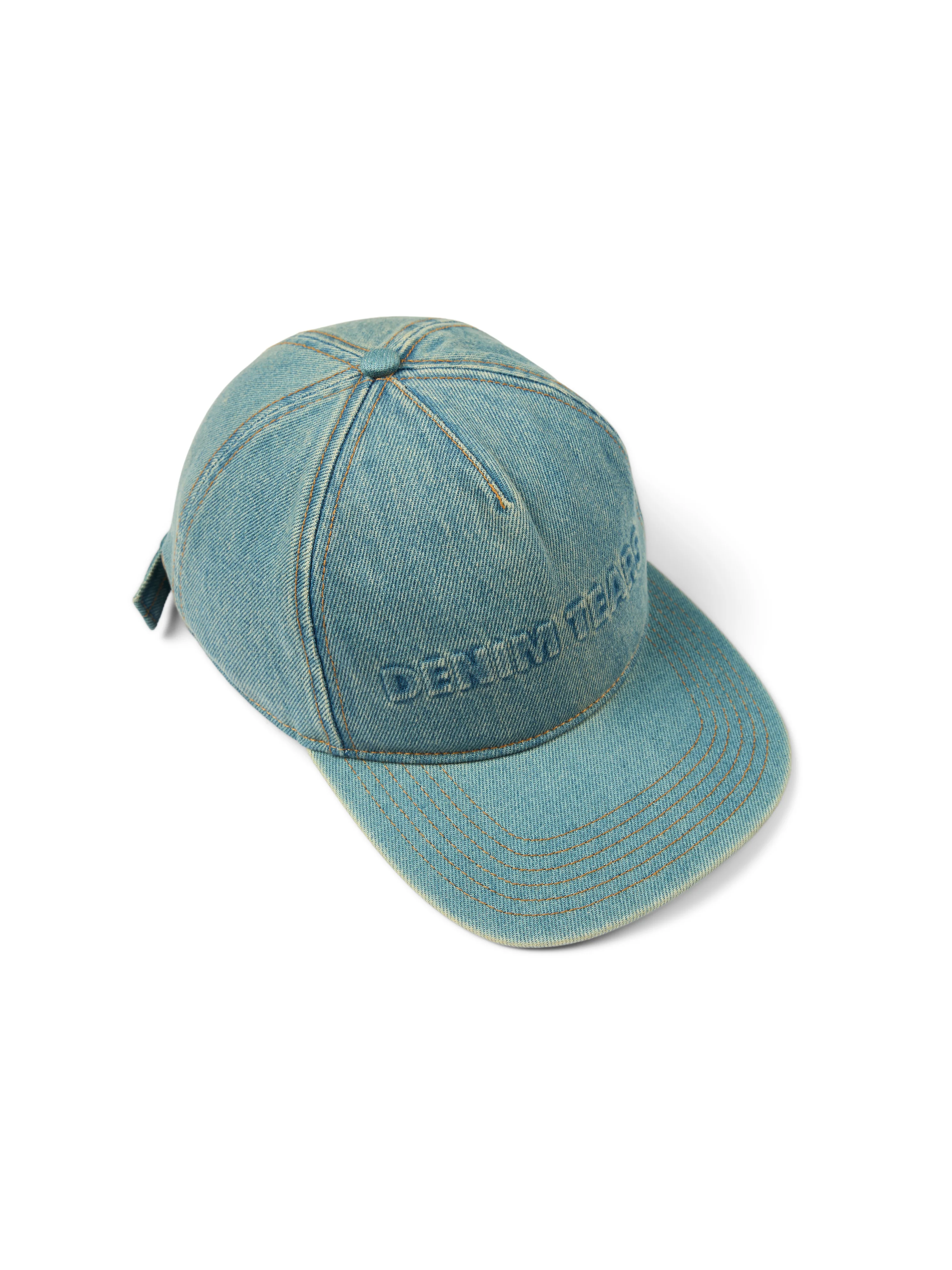 Embossed Denim Cap