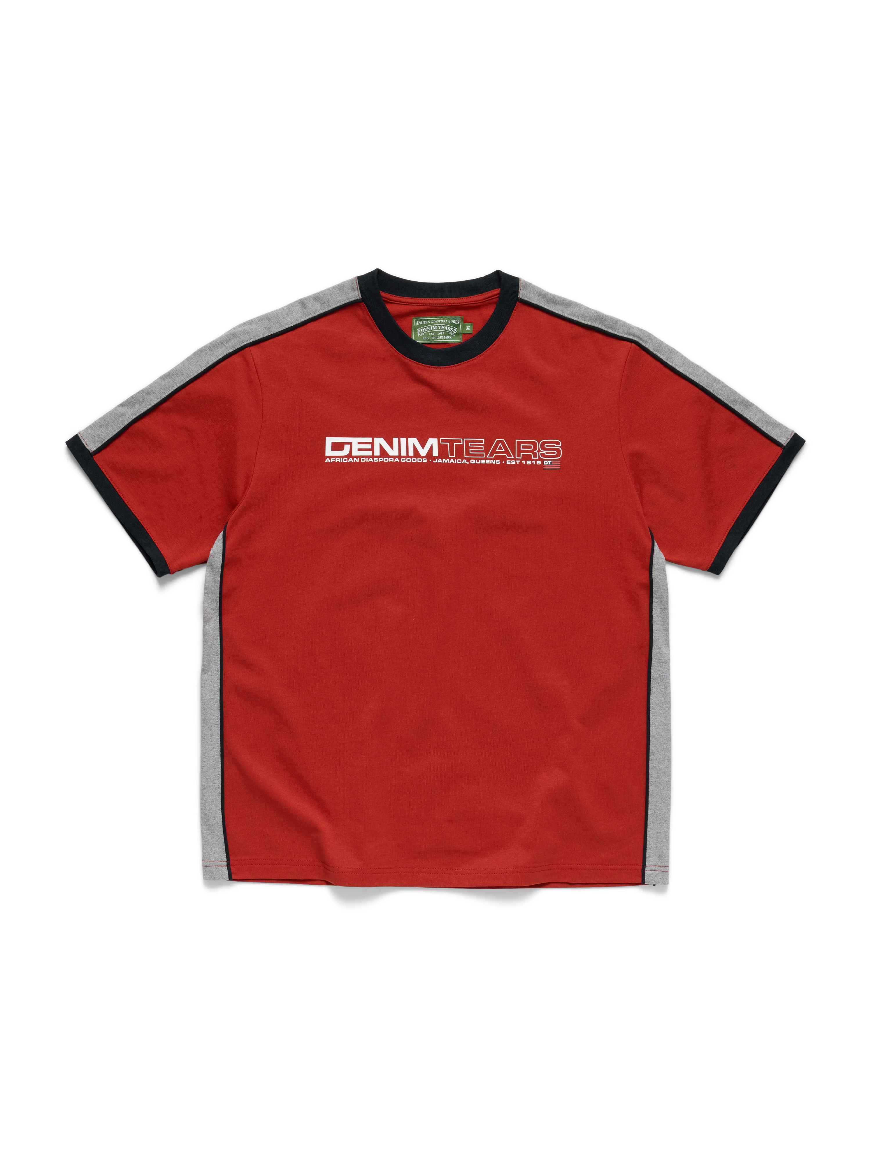 Paneled Tee Red
