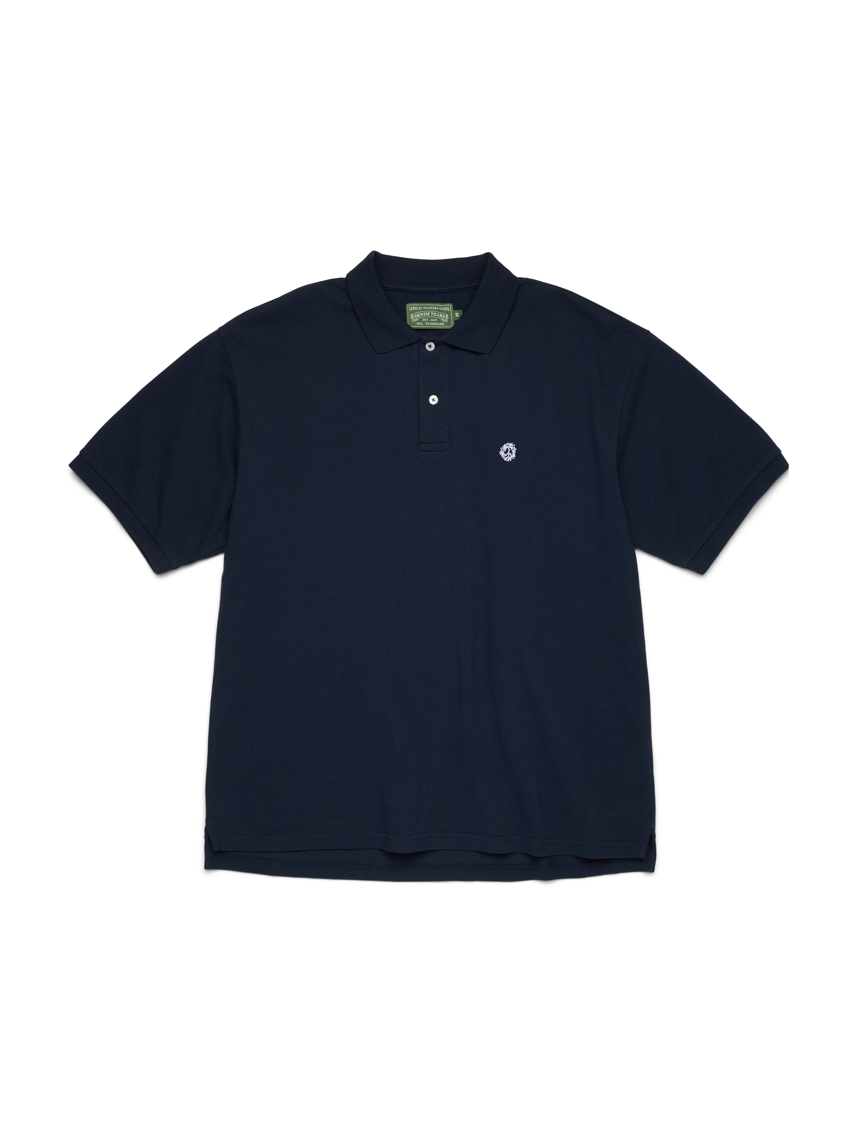 Peace Wreath Polo Navy