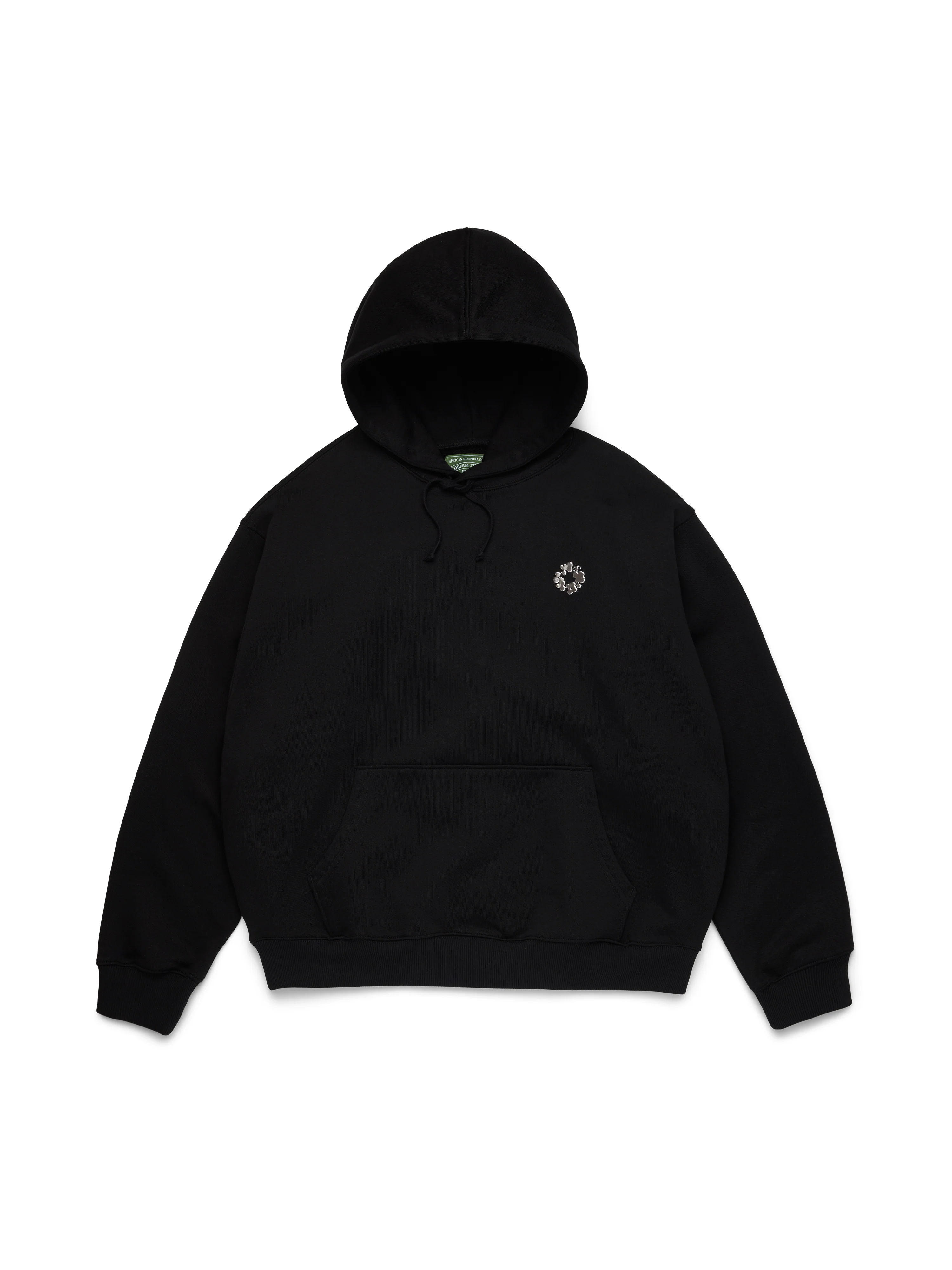 Gel Wreath Hoodie Black