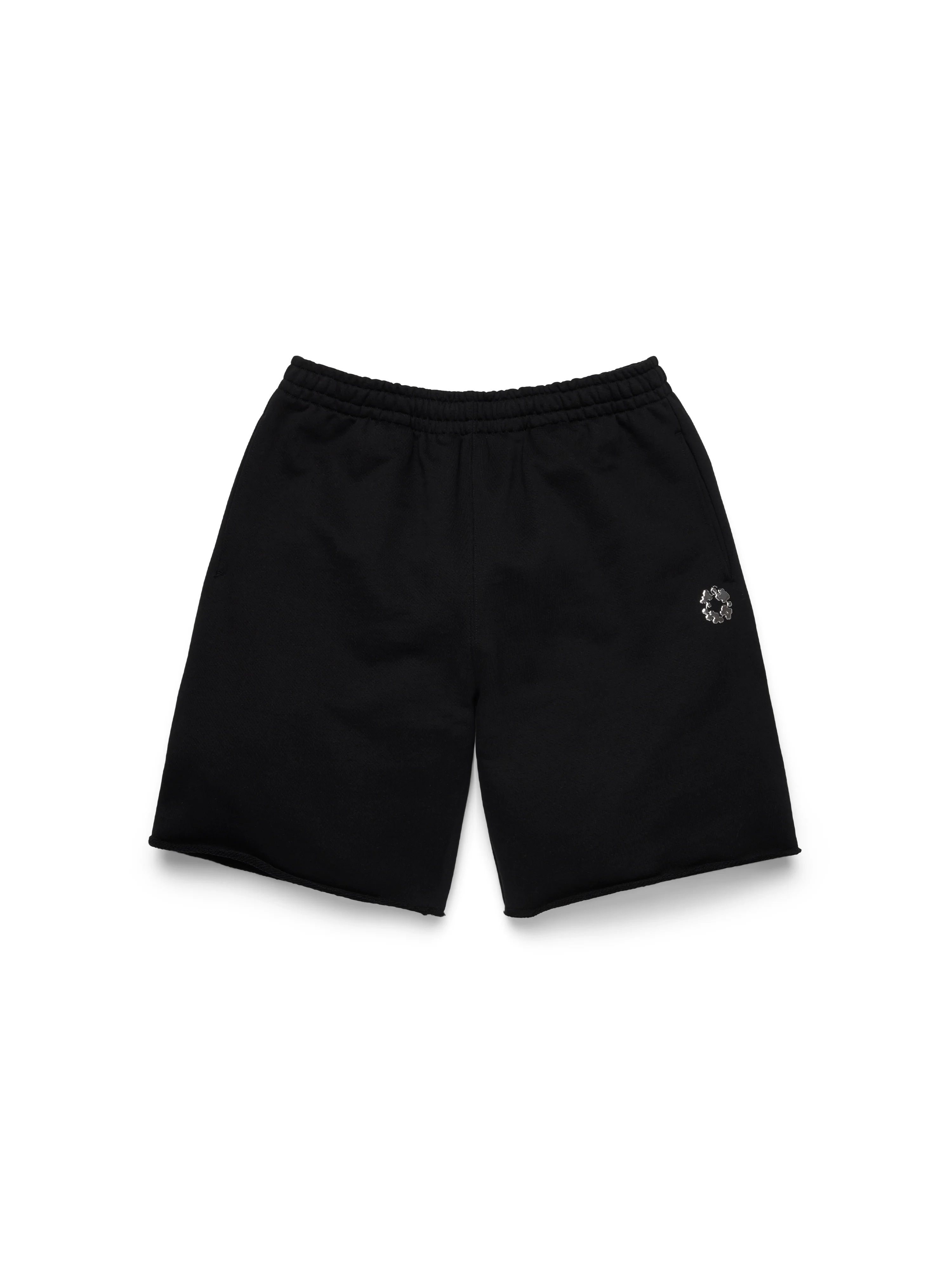Gel Wreath Sweatshort Black